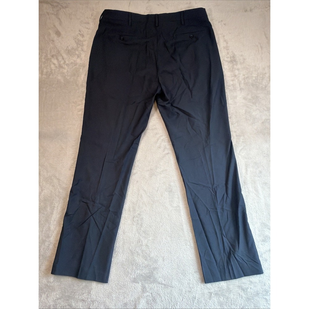 Men's Travel smart Navy Blue Dress Pants 38x32 - Picture 2 of 2